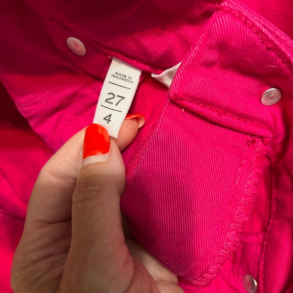 LOFT Fuchsia Ankle Jeans - Picture 4 of 4